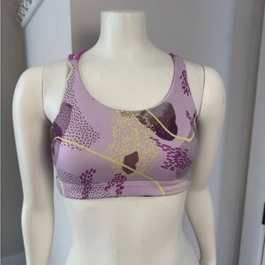 Athleta Girls size XL Lavender and Maroon Sports Bra